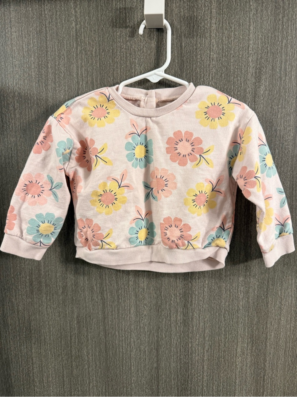 🚨FREE WITH PURCHASE! LAST CHANCE!!!🚨 Little Me Pink Floral Sweatshirt